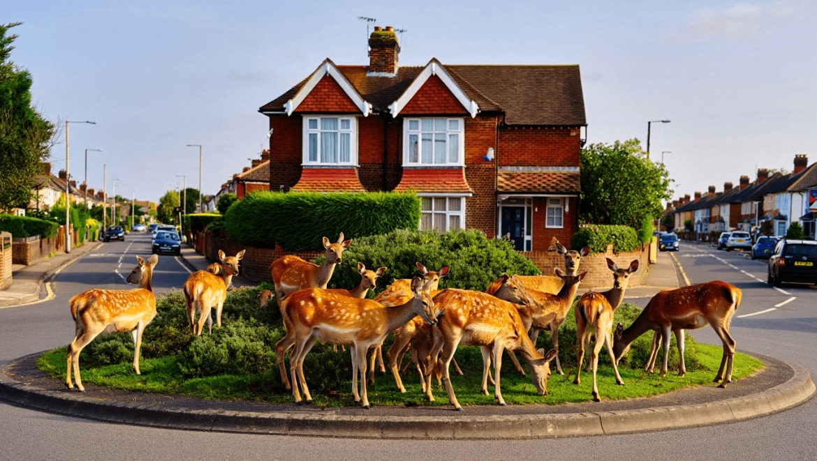 Les cerfs, un fléau qui rend fous les Britanniques