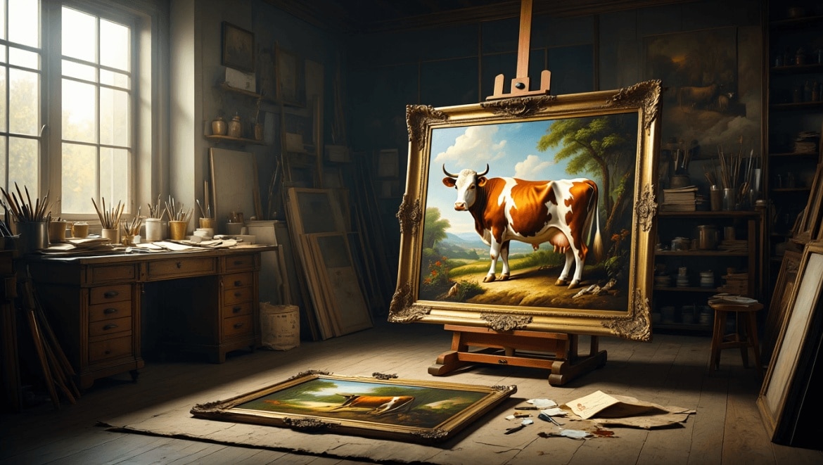 Une mystérieuse vache en train d'uriner a disparu d'une toile de Rubens volée par les nazis, et ça change tout