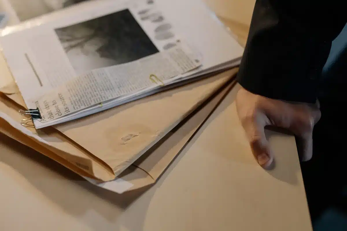 Dossier de preuve avec photos, témoignages et documents