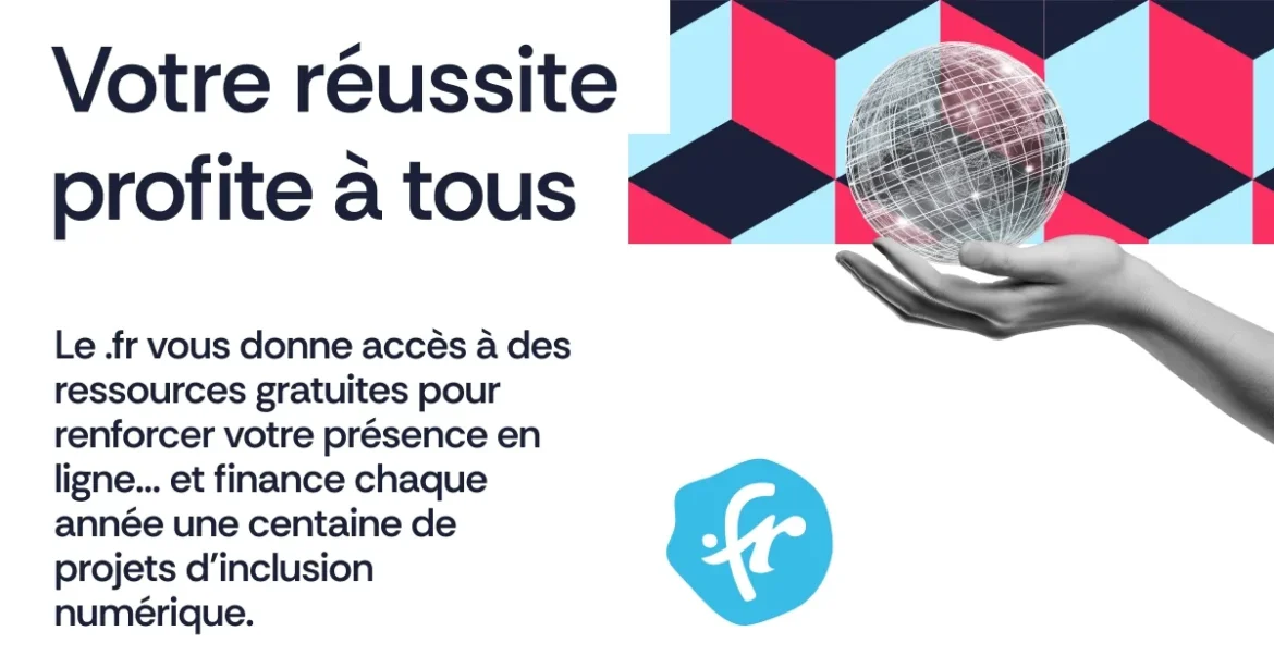 Bannière du kit Afnic : rejoignez ceux qui font le web en .fr