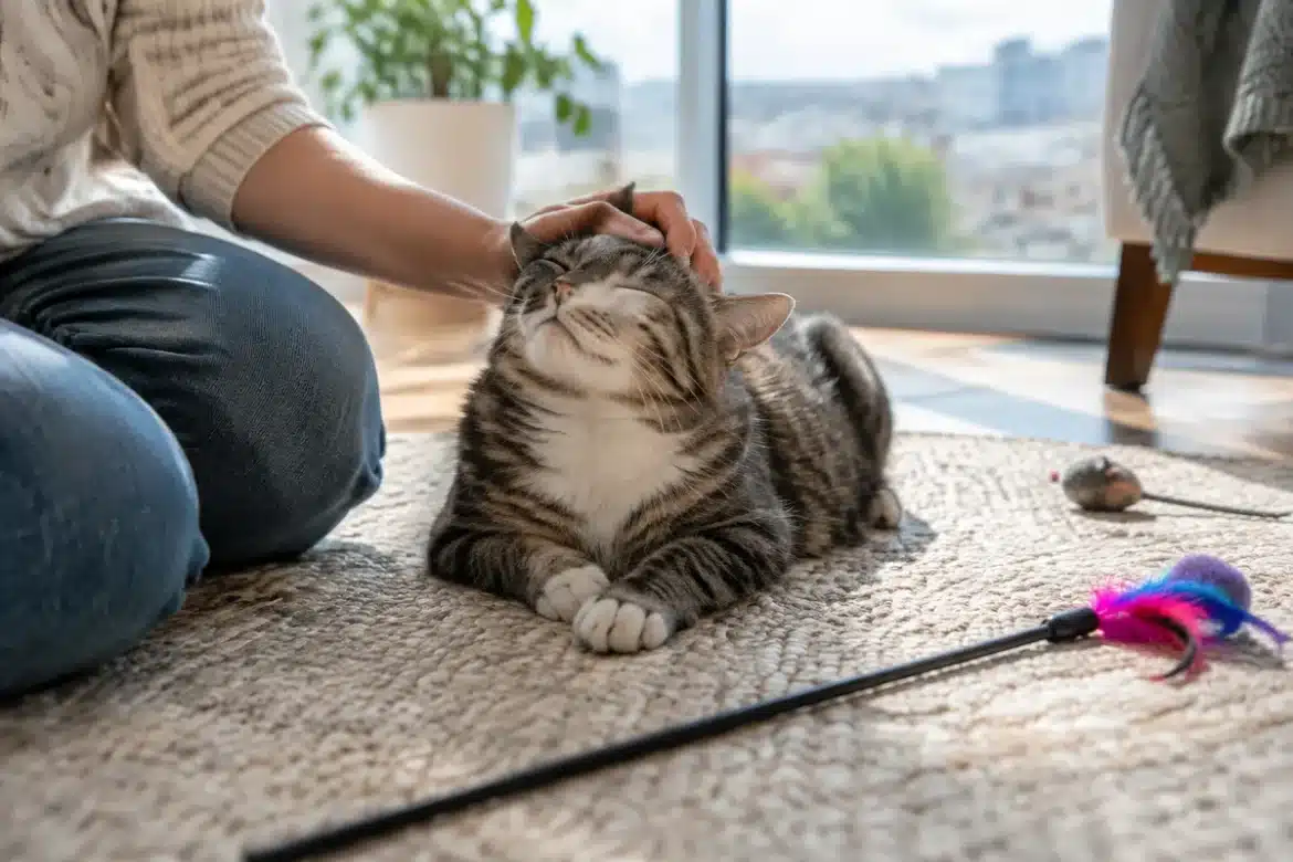 Comment jouer avec son chat sans le stresser