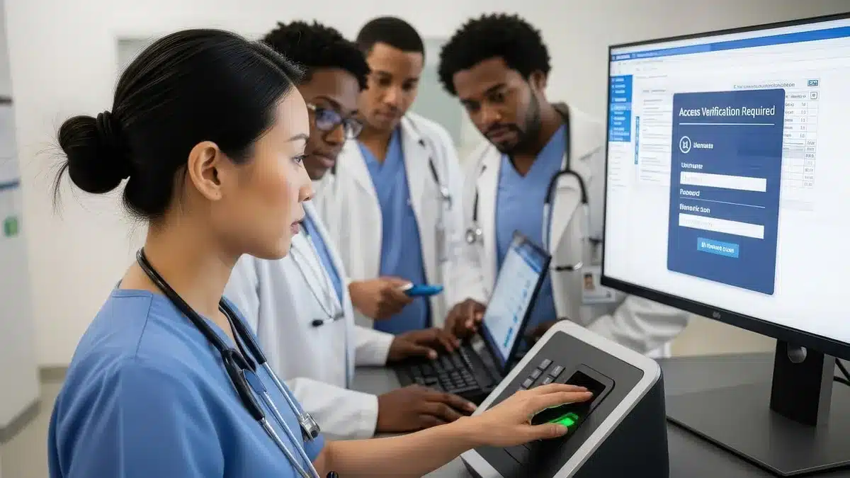 Dossier médical et documents cliniques sur une table